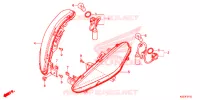 CLIGNOTANT AVANT pour Honda SH 300 I ABS -4ED- 2018