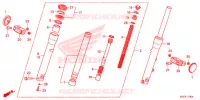 FOURCHE pour Honda SH 300 I ABS -4ED- 2018