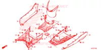 MARCHE PIEDS pour Honda SH 300 I ABS -4ED- 2018