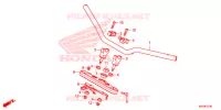 GUIDON   TE DE FOURCHE pour Honda REBEL 300 2017