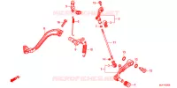 PEDALE pour Honda AFRICA TWIN 1000 ABS 2016