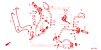 COMMODO   LEVIER   CABLE (CRF1000D) pour Honda AFRICA TWIN CRF 1000 DCT WHITE 2017