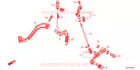 PEDALE pour Honda AFRICA TWIN CRF 1000 DCT 2017