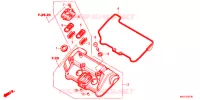 COUVRE CULASSE pour Honda AFRICA TWIN CRF 1000 RED 2018