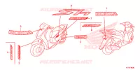 AUTOCOLLANTS pour Honda SH 125 D 2E 2017