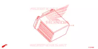 BATTERIE pour Honda SH 125 D 2E 2017