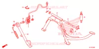 BEQUILLE pour Honda SH 125 D 2E 2017