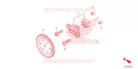 POMPE A HUILE pour Honda SH 125 D 2E 2017