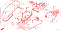 SELLE   COFFRE pour Honda SH 125 D 2E 2017