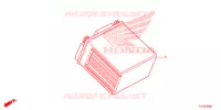 BATTERIE pour Honda SH 125 D 3E 2017