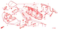 GUIDON   CARENAGE pour Honda SH 125 D E 2017
