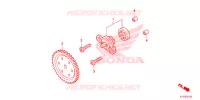 POMPE A HUILE pour Honda SH 125 D E 2017