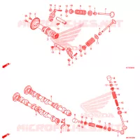 ARBRE A CAMES   SOUPAPE pour Honda SH 125 D ED 2017