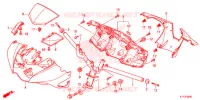 GUIDON   CARENAGE pour Honda SH 125 D ED 2017