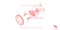 POMPE A HUILE pour Honda SH 125 D ED 2017