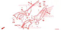 COUVERCLES LATERAUX pour Honda CRF 110 2018
