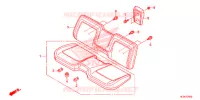 SELLE AVANT pour Honda PIONEER 700 M4 DELUXE 2018