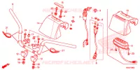 GUIDON pour Honda TRX 250 FOURTRAX RECON Electric Shift 2019