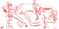 LEVIER DE GUIDON   CABLE   COMMODO pour Honda TRX 250 FOURTRAX RECON Electric Shift 2019
