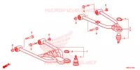TRIANGLES AVANT pour Honda TRX 250 FOURTRAX RECON Electric Shift 2019
