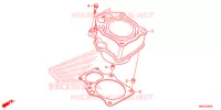 CYLINDRE pour Honda FOURTRAX 420 RANCHER 4X4 Manual Shift 2018