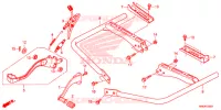 PEDALE   REPOSE PIED pour Honda FOURTRAX 500 RUBICON 2018