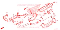 SILENCIEUX D'ECHAPPEMENT pour Honda FOURTRAX 500 RUBICON 2018