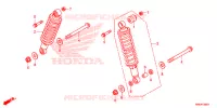AMORTISSEUR ARRIERE pour Honda FOURTRAX 500 RUBICON IRS EPS 2018