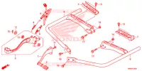 PEDALE   REPOSE PIED pour Honda FOURTRAX 500 RUBICON IRS EPS 2018