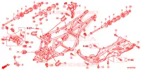 CADRE pour Honda FOURTRAX 500 FOREMAN 4X4 ES PS 2018