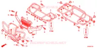 SUPPORT pour Honda FOURTRAX 500 FOREMAN 4X4 ES PS 2018