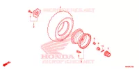ROUE ARRIERE pour Honda FOURTRAX 500 FOREMAN 4X4 ES PS 2018