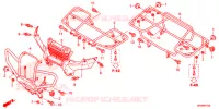 SUPPORT pour Honda FOURTRAX 500 FOREMAN 4X4 ES PS 2018