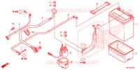 BATTERIE pour Honda FOURTRAX 500 FOREMAN BASE 2018