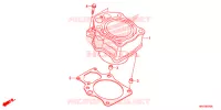 CYLINDRE pour Honda FOURTRAX 500 FOREMAN BASE 2018