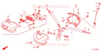 GUIDON   CARENAGE pour Honda BENLY 50 2023
