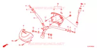 GUIDON   CARENAGE pour Honda BENLY 110 POST OFFICE 2018