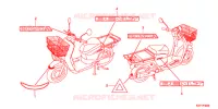 AUTOCOLLANTS pour Honda BENLY 110 PRO 2019