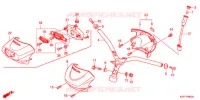GUIDON   CARENAGE pour Honda BENLY 110 PRO 2019