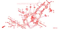 CADRE pour Honda CB 1300 SUPER FOUR ABS 2019