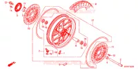 ROUE AVANT pour Honda CB 1300 SUPER FOUR ABS 2019