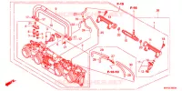 CORPS DE PAPILLON pour Honda CB 1300 SUPER BOL DOR ABS WHITE 2019