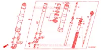 FOURCHE pour Honda CBR 600 RR 2007