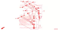 TRIANGLES AVANT pour Honda PIONEER 700 M4 9ED 2019