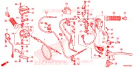 COMMODO   LEVIER   CABLE pour Honda FOURTRAX 420 RANCHER 4X4 DCT EPS 2019
