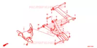 BRAS ARRIERE pour Honda FOURTRAX 500 FOREMAN RUBICON 4X4 AT DCT EPS ED 2019