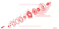 EMBRAYAGE pour Honda FOURTRAX 500 FOREMAN RUBICON 4X4 AT DCT EPS ED 2019