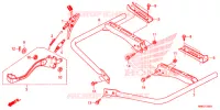 PEDALE   REPOSE PIED pour Honda FOURTRAX 500 FOREMAN RUBICON 4X4 AT DCT EPS ED 2019