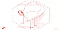 SELLE pour Honda FOURTRAX 500 FOREMAN RUBICON 4X4 AT DCT EPS ED 2019