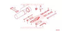 OUTIL pour Honda FOURTRAX 500 FOREMAN RUBICON 4X4 AT DCT RED 2019